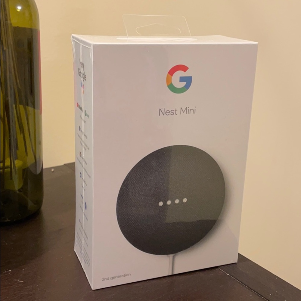 NWT google Nest Mini charcoal grey